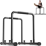 Yoleo Verstellbare Dip Barren – 500 kg Dip-Station, tragbar, funktional, Fitness-Bar mit Sicherheitsanschluss, robuster Dip-Ständer, Body-Presse, Paralleten-Übungs-Bar für Calisthenics