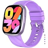 PTHTECHUS Kinder Smartwatch für Jungen Mädchen, 1.75 HD Voll Touchscreen Fitnessuhr, Kinder Fitness Aktivitäts Uhr Schrittzähler, Wecker, 41 Sportmodi, Kinderuhr Telefon für Jungen Mädche Teenager