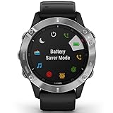 Garmin fenix 6 – GPS-Multisport-Smartwatch mit 1,3 Zoll Display, vorinstallierten Sport-Apps, Garmin Music, Garmin Pay und Smart Notifications. Wasserdicht bis 10 ATM und bis zu 14 Tage Akkulaufzeit