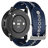 U-LIMVE Armband für Suunto 9 Peak/9 Peak Pro/5 Peak/Race/Vertical, 22mm Silikon-Ersatzband mit Schnellverschluss für Garmin Venu 3/Venu 2/Vivoactive 4/Forerunner 265/Forerunner 255
