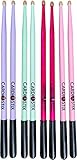 cardiostix 113,4 g hochwertigem Ahornholz Cardio Drum Sticks w/Schwarz Grips | für Trommeln, Fitness, Aerobic Class, Übungen und Workouts | rutschfest, langlebig, Qualität, für Herren und Damen rose