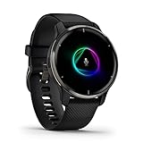 Garmin Venu 2 Plus – GPS-Fitness-Smartwatch mit Bluetooth Telefonie und Sprachassistenz. Ultrascharfes 1,3“ AMOLED-Touchdisplay, Fitnessfunktionen, Garmin Music und Garmin Pay (Generalüberholt)