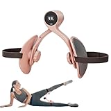 Oberschenkeltrainer, Thigh Master Mit Intelligenter Zähl, Beckenbodentrainer Für Frau, Trainingsgerät Für Weibliches Gesäß, Trimmer-Innenschenkel, Beckenboden Trainer Für Hüfttraining (Rosa)