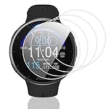 Vauki 4 Stück Schutzfolie für Polar Pacer Pro 40mm Displayschutz,9H Härte Schutzglas Displayschutzfolie Kratzfest HD Transparent Anti-Fingerprint Blasenfrei Full Screen
