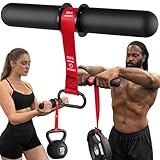 FitBeast Unterarmtrainer & Unterarmtrainer, Handgelenkroller mit dickerem Griff, Unterarmkrafttrainer mit verstellbarem Gurt - ideal für Griffkraft, Muskelaufbau, Rehabilitation