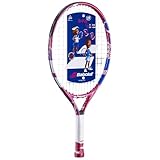 Babolat, Tennisracket Modell B Fly, Größe 19', Blau/Rosa, Verbundmaterial, Leicht und Wendbar, Ideal für Anfänger, Pädagogische Hilfsmittel Inklusive, Geeignet für Spieler von 95 bis 110 cm