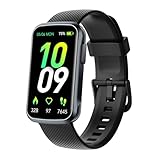 Fitness Tracker, 1.47 Zoll HD-Display Fitnessuhr mit Pulsmesser Schlafmonitor, Schrittzähler Uhr mit 20+ Sportmodi, IP68 Wasserdichter Smartwatch Aktivitätstracker für Damen Herren(Schwarz)