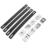 SEWACC 4 Stück Teiliges Gummibandgriff Strap Handle für Outdoor Verstärker Vintage Stil Lautsprecherbox Tragegriff Robust Langlebig Praktische Montage