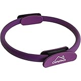 CampTeck U6933 - doppelgriffiger Pilatesring Yoga Ring Widerstandsring - Yoga Fitnessstudio Trainings Doppelband Kreis - Lila
