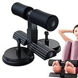 Fußhalterung für Sit-ups? Verstellbarer Saugnapf Sit-Up Gerät | Tragbar, Ergonomische Core Übungshilfe für -Ups & Sit-Ups | Rutschfest, Kompakt, Höhenverstellbar | Großartig für Home Gym, Reisen