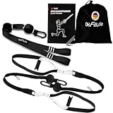 DH-FitLife Schlingentrainer für Ganzkörpertraining, Sling Trainer Set für Krafttraining & Home Workout, Bodyweight Resistance für zuhause & unterwegs, mit Türanker, Karabinerhaken und Trainingsbuch