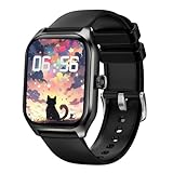 Smooce Kinder Smartwatch, Smart Watch für Kinder mit Bluetooth Telefon Anruf SOS Fitness Tracker Schlafmonitor Spiele Musik Kamera Wecker,Smartwatch Kinder für Jungen Mädchen Geschenk (schwarz)