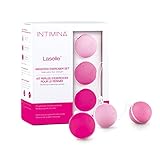 INTIMINA Laselle Routine Set mit Kugeln - Beckenboden Trainer Damen, drei Beckenbodengewichte, Kegel Balls (28g, 38g, 48g)