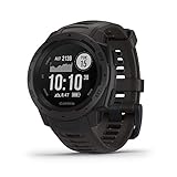 Garmin Instinct - wasserdichte GPS-Smartwatch mit Sport-/Fitnessfunktionen. Herzfrequenzmessung am Handgelenk, Fitness Tracker und Smartphone Benachrichtigungen. Viele Modelle zur Auswahl
