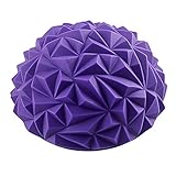 Balance-Kugeln,Colorful Noppenball Massageball Halbkugel Balance-Pad Ideal für Balance-Training,8cm hoch und 16cm Durchmesser (Lila)