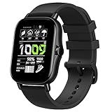 Amazfit GTS 2 Smartwatch für Android Phone iPhone, mit Alexa Integriert, GPS Fitness Uhr für Herren Damen, 7 Tage Akkulaufzeit, 90 Sportmodi, Blutsauerstoff Herzfrequenz Tracking, Wasserdicht, Schwarz