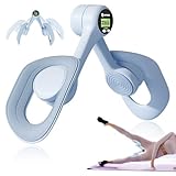 PLLYPE Oberschenkeltrainer Beckenbodentrainer für Frauen, Trainingsgerät für Weibliches Gesäß, Beintrainer Po Beinpresse Oberschenkel Beckenboden, Innere Oberschenkelübungsgeräte mit Zähler (Blau)