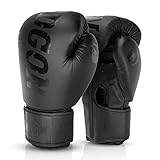 MADGON Premium Boxhandschuhe aus bestem Material für Lange Haltbarkeit, Männer und Frauen Kickboxhandschuhe für Kampfsport, MMA, Sparring, Muay Thai und Boxen 10 12 14 16 oz inkl Beutel