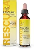 Original Bach RESCURA Tropfen alkoholfrei: (ehemals Rescue) Bachblüten-Mischung, 20ml