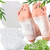 60 Stück Detox Fußpflaster, Entgiftungspflaster füße, Stressreduktion und Verbesserung des Schlafs - Tiefenreinigende und entgiftende Fußpads zur Entfernung von Körpergiften Den Körper reinigen