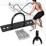 Wandhalterung, Halterung für Battle Rope Schwungseil, mit Befestigungsmaterial, Wand- & Decken-Anker-Halterung, für Krafttraining-Systeme, Boxsack, Schaukeln, Hängematten, Boxing Equipment