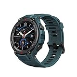 Amazfit T Rex Pro Smartwatch mit GPS, 1,3 Zoll AMOLED Display Sportuhr mit 10 ATM wasserdicht, SpO2, 24h Herzfrequenzmessung, bis zu 18 Tage Akku, 100 Sportmodi für Herren Damen