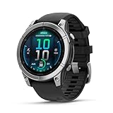 Garmin fēnix E 47mm – Multisport-Smartwatch, 1,3' AMOLED Touch-/Tastendisplay, bis zu 16 Tage Akkulaufzeit, 80+ Sport-Apps,TOPO-Karten, Musik, Benachrichtigungen