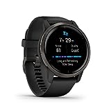 Garmin Venu 2 – GPS-Fitness-Smartwatch mit ultrascharfem 1,3“ AMOLED-Touchdisplay, umfassenden , über 25 vorinstallierte Sportarten, Garmin Music und Garmin Pay (Generalüberholt)