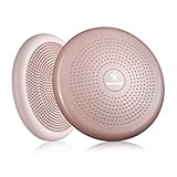 BODYMATE Ballsitzkissen inkl. Pumpe Rose-Gold 34cm Durchmesser - Balance-Kissen, Luftkissen, Balance Pad, Noppenkissen - Core-, Fitness-, Reha-, Koordinations- und Rückentraining