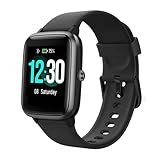 Smart Watch Fitness Tracker Fitness mit herzfrequenz,SmartWatch IP68 Wasserdicht Fitness Uhr Voller Touchscreen mit Musiksteuer Schlafmonitor Uhren für Damen Herren Kinder