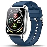 Smartwatch Herren Damen mit Bluetooth Anrufe, 1.85' HD Fitnessuhr mit Pulsuhr/Schlafmonitor, 112+ Sportmodi Smart Watch, Fitness Tracker mit Schrittzähler, IP68 Wasserdicht Sportuhr für Android iOS