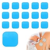 Thoquene Elektroden Pads, Ersatzsets mit 16pcs Gel Pads Wärme und Kältetherapie