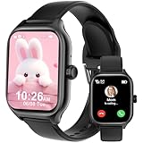MOONKIDS GT4 Smartwatch Kinder - Fitnessuhr für Jungen und Mädchen ab 6 Jahren, Kinder Smartwatch mit Schrittzähler, Schlafmonitor, Sprachanruf, Spielen und wasserdichter Armbanduhr