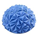 Balance-Kugeln,Colorful Noppenball Massageball Halbkugel Balance-Pad Ideal für Balance-Training,8cm hoch und 16cm Durchmesser (Blau)
