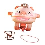 harayaa Neuartiger Seiltanz-Tumbler, Balance-Schweinchen, Ferkel, Balance-Roboter, ROSA