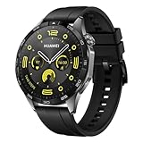 HUAWEI Watch GT 4 46mm Smartwatch, bis zu 2 Wochen Akku, iOS & Android, Kalorienmanagement, professionelle Gesundheitsüberwachung, SpO2, GPS, Schwarz, Version DE