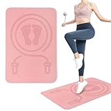 Trainings-Matte, Springseil-Fußmatte, Stoßdämpfend Springseil-Yogamatte, Rutschfeste Fitness Basis, Dance Matte, Vielseitig Mattierung Für Heimübungen Für Sprungmatte, Seiltraining