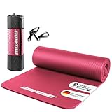 Muawo Premium Sportmatte und Fitnessmatte, perfekt als Yogamatte, Gymnastikmatte, Trainingsmatte | rutschfest | extra-dick & extra-lang | bis zu 190 cm Länge x 100 cm Breite x 1,5 cm Dicke