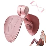 Oberschenkeltrainer Beckenbodentrainer Beintrainer, Beintrainer für Zuhause Beine Trainingsgerät für Zuhause Damen, Trimmer-Innenschenkel, Arm-Bein-Trainer, Sport-Schlankheitstraining (Rosa)