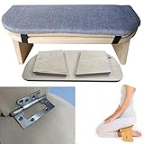 Klappbarer Yoga-Hocker aus Kiefernholz mit Verriegelungs-Magnetscharnieren für tiefe Meditation und Teezeremonie