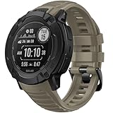 ANBEST Armband für Garmin Instinct 2X Solar Armband, Weiches Silikon Ersatzarmband für Garmin Instinct 2X Tactical Band