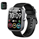 Smartwatch Herren Damen, 1,91' HD Smartwatch Damen mit Telefonfunktion, Smart Watch Fitnessuhr 113+ Sportmodi, IP68 Wasserdicht, Sportuhr mit Herzfrequenz Schlafmonitor Schrittzähler, für Android iOS