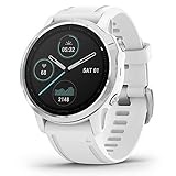 Garmin Fenix 6 – GPS-Multisport-Smartwatch mit 1,2 Zoll Display, vorinstallierten Sport-Apps, Garmin Music, Garmin Pay und Smart Notifications. Wasserdicht bis 10 ATM und bis zu 9 Tage Akkulaufzeit