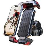 Pnitri Handyhalterung Fahrrad, Fahrrad Handyhalterung Lenker - [2025 Verbessertes 3S Installation], E Scooter Handy Halterung, Universal Handyhalter Fahrradlenker für iPhone, Samsung Smartphones