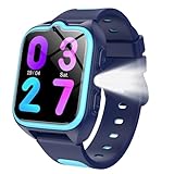 IOWODO Kinder Smartwatch 2025 | Uhr mit 4G Funktionen & SOS-Notruf | LBS+WLAN+GPS-Tracker | 800mAh 5-Tage Akku | wasserdicht IP67 | Schulmodus & Lernspiele | Für Kinder 5-12 Jahre