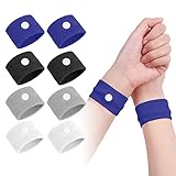 ACWOO Akupressur Armband, 4 Paar Akupressurband Anti-Übelkeit Wristbands für Erwachsene und Kinder, für Schwangerschaftsübelkeit, Seekrankheit, Reiseübelkeit