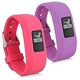 kwmobile Armband S kompatibel mit Garmin Vivofit jr. / jr. 2-2x Fitnesstracker Sportarmband aus TPU und Silikon