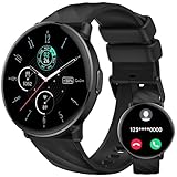 Smartwatch Damen Herren, 1,39' HD Display Smart Watch mit Bluetooth Anrufe, Herzfrequenz SpO2 Schlafmonitor Schrittzähler, 112+ Sportmodi Fitness Tracker, IP68 Wasserdicht Sport Uhr, für Android iOS