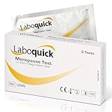2 Stück Laboquick Wechseljahre Test FSH - Menopause test FSH Kassettentest - Urintest Zu Hause Schnelltest Selbsttest Schnelles Ergebnis