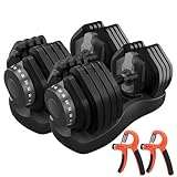 Hanteln 2 x 40 kg Gewichtsset 17-in-1 Verstellbare Erschwingliche Gewichte Platzsparer für Zuhause Fitnessstudio